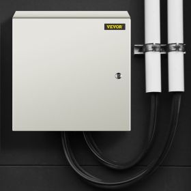 NEMA Steel Enclosure, 20 X 20 X 6'' NEMA 4X Steel Electrical Box, IP66 Waterproof & Dustproof, Outdoor/Indoor Electrical Junction Box, With Mount (Option: Grey)