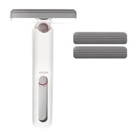 1pc2Mop Head,Hand-Washable Desktop Cleaning Mini Mop, Portable Self-Squeeze Mini Mop,  For Quick Cleaning Of Bathrooms, Kitchens (Option: 1pc2 Mop Head)