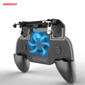 5 In 1 Mobile Gaming Controller With Fan Plus PowerBank (Option: coolinghandle4000MAH)