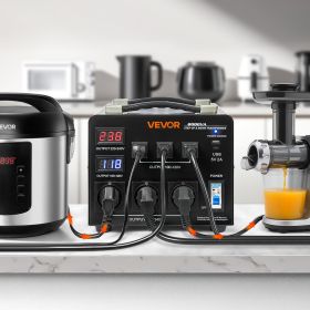 Voltage Converter Transformer 6000VA Step Up/Down 110 To 220V/220 To 110V (Option: Black)