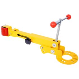 Fender Roller Tool, Lip Rolling Reconstruction Extension Tool Body Light Truck Lip Wheel Arch Roller Flare Former Heavy Vehicle Repair (Option: Yellow)