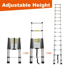Aluminum Telescoping Ladder For Outdoor Work (Option: FOURTEEN POINT FIVE INCHES)