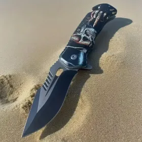 Portable Folding Knife For Camping, Hunting, Fishing, Hiking. With Broken Glass Function, Pocket Clip. A Gift For My Father. (Option: Style4)