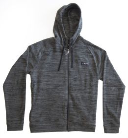 Full-Zip Evolution Hoodie (Color: Black, size: medium)